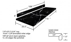 Schwarze Marquina