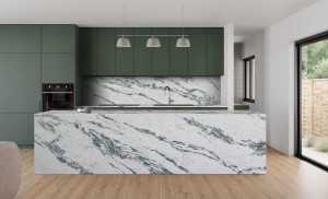 Calacatta Green Quartz Stone