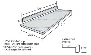 ES9039 Calacatta-Blau